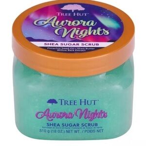 Tree Hut Aurora Nights Shea Sugar Scrub 18 oz Exfoliating Body Scrub  NEW